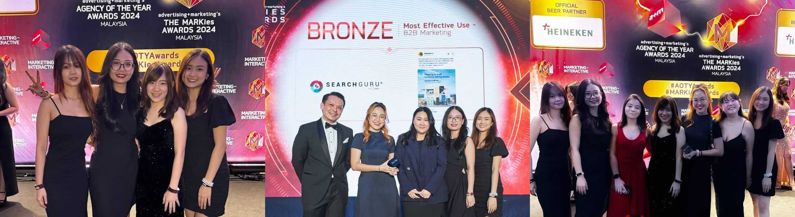 Our team won Bronze for Most Effective Use - B2B Marketing (Maybank)! What an achievement!